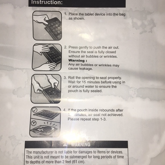 Waterproof 🏖Tablet Pouch - Picture 2 of 3